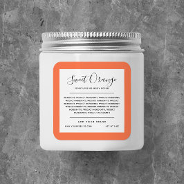 ブランドのカスタム色縁ど成品ラベルの追加 スクエアシール