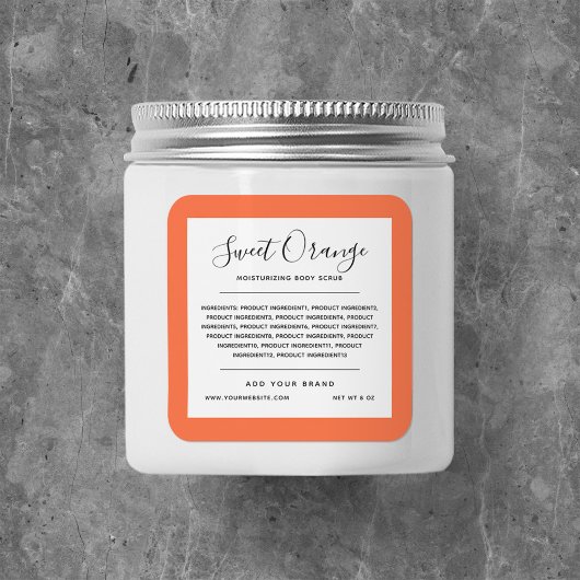 ブランドのカスタム色縁ど成品ラベルの追加 スクエアシール