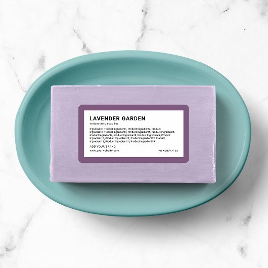 ブランドのミニマルカスタム主義の色成分リストの追加 ラベル