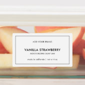 ブランドのミニマルモダンム製品ラベルの追加 ラベル (貼付)