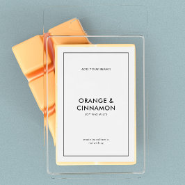 ブランドのミニマルモダンム製品ラベルの追加 ワインラベル