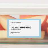 ブランドのミニマルモダンリストの編集可能カラー製品の追加 ラベル (貼付)