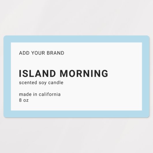 ブランドのミニマルモダンリストの編集可能カラー製品の追加 ラベル (デザイン1)