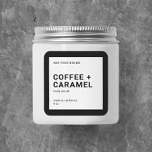 ブランドのミニマルモダンリスト製品ラベルの追加