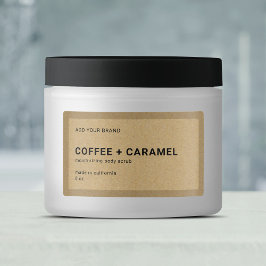 ブランドのミニマル縁どリストKraft製品ラベルの追加 ラベル