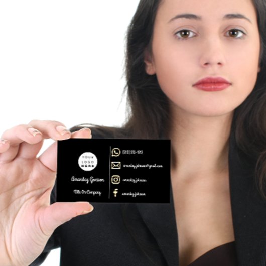 ブランドの価値を高カスタムめるソーシャルメディアG 名刺