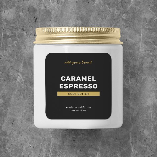 ブランドの完全なカスタムカラーモダン製品ラベルの追加 スクエアシール