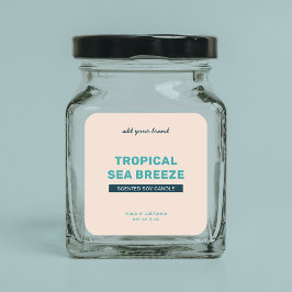 ブランドの完全なカスタムカラーモダン製品ラベルの追加 スクエアシール