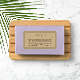 ブランドの書道具材を追加Kraft 縁ど ラベル