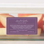 ブランドの白い縁どカスタムの色の材料の追加 ラベル (貼付)