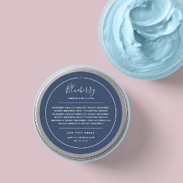 ブランドの白の編集可能縁どカラー原料の追加 ラウンドシール