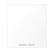 ブランドの色名 ノートパッド (正面)