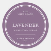 ブランドの製品カラークラシック製品ラベルを追加すカスタムる ラウンドシール (正面)