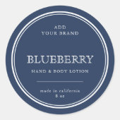 ブランドの製品カラークラシック製品ラベルを追加すカスタムる ラウンドシール (正面)