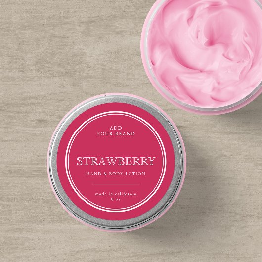 ブランドの製品カラークラシック製品ラベルを追加すカスタムる ラウンドシール