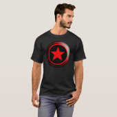 ブランドの赤の星 Tシャツ (正面フル)