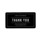 ブランドの追加ありがとうお白縁どカスタム色 ラベル (正面)