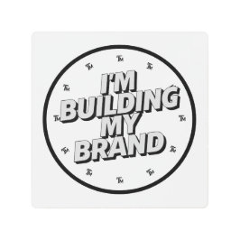 ブランドを築いている メタルプリント