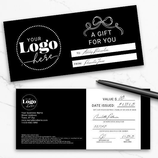 ブランドエレガントロゴのギフト券