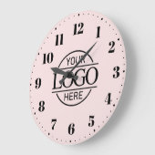 ブランドエレガント会社のビジネスロゴのプロモーション ラージ壁時計 (傾斜)