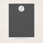 ブランドカスタムロゴのイヤリングジュエリーディスプレイカード (正面)