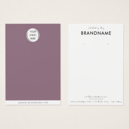 ブランドカスタムロゴのイヤリングジュエリーディスプレイカード