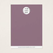 ブランドカスタムロゴのイヤリングジュエリーディスプレイカード (正面)