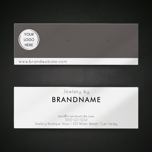 ブランドカスタムロゴのイヤリングジュエリーディスプレイカード