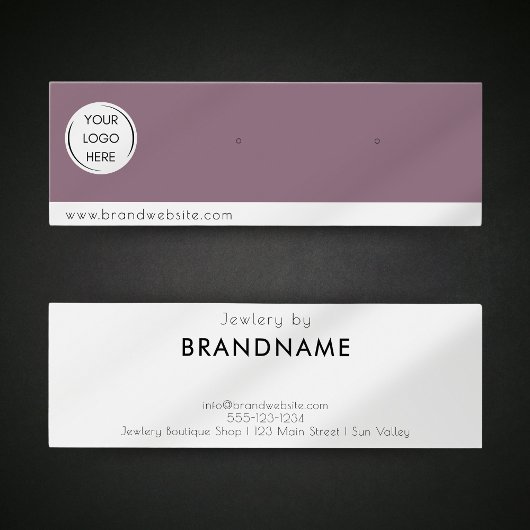 ブランドカスタムロゴのイヤリングジュエリーディスプレイカード