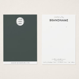 ブランドカスタムロゴのイヤリングジュエリーディスプレイカード