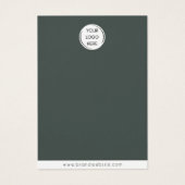 ブランドカスタムロゴのイヤリングジュエリーディスプレイカード (正面)