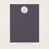 ブランドカスタムロゴ イヤリング アクセサリー ディスプレイ カード (正面)