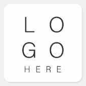 ブランドカスタム/会社のロゴのシール スクエアシール (正面)