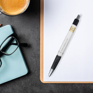 ブランドカラービジネスロゴ名電話メールWebサイト ボールペン