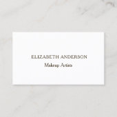 ブランドカラーQrコードソーシャルメディア 名刺 (正面)