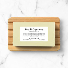 ブランドスクリプトタイプライターの材料リストの追加 ラベル