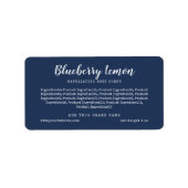 ブランドスクリプトタイプライターの追加カラー素材の編集 ラベル (正面)