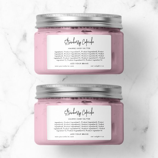 ブランドスクリプモダントの最小化要素の追加 ラベル