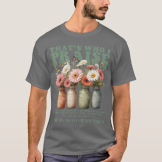 ブランドハッツ 誰が私を賛美する イエス キリスト教 レイク マーチ Tシャツ