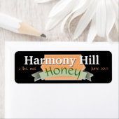 ブランドパーソナライズされたハニージャー ラベル (インサイチュ)