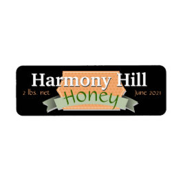 ブランドパーソナライズされたハニージャー ラベル