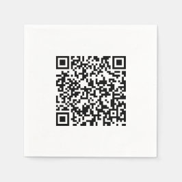 ブランドパーソナライズされたプロモーション用QRコードナプキン スタンダードカクテルナプキン