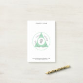 ブランドビジネスロゴに関する注意事項 ポストイット (デスク上)