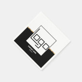 ブランドビジネスロゴ会社のパーティーイベント用品 スタンダードカクテルナプキン (角)