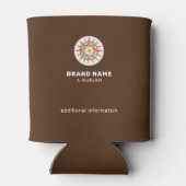 ブランドビジネス名プロモブラウン缶クーラー 缶クーラー (裏面)