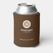 ブランドビジネス名プロモブラウン缶クーラー 缶クーラー (缶裏面)