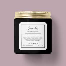 ブランドブラックの原料リスト縁どを追加する スクエアシール