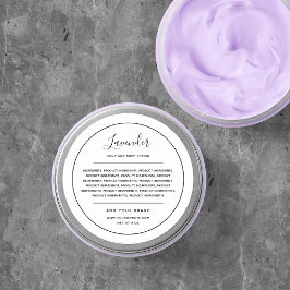 ブランドブラックの原料リスト縁どを追加する ラウンドシール