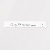 ブランドブラック製品の縁ど追加 ラベル (デザイン1)