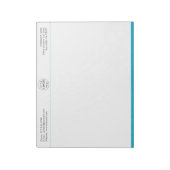 ブランドプロフェッショナル11" x 8.5インチメモ帳 – 40ページ ノートパッド (回転)